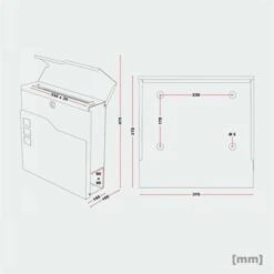 Briefkasten Mit Standfuß ANTHRAZIT Mit Beschriftung Posen 12 Briefkasten Mit Standfuß ANTHRAZIT Mit Beschriftung Posen -Hochwertiger Türklingelladen briefkasten mit standfuss anthrazit mit beschriftung posen5