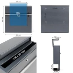 Briefkasten Mit Zeitungsrolle Wandbriefkasten Anthrazit Postkasten 16 Briefkasten Mit Zeitungsrolle Wandbriefkasten Anthrazit Postkasten -Hochwertiger Türklingelladen briefkasten mit zeitungsrolle wandbriefkasten anthrazit postkasten6
