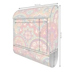 Briefkasten Postkasten Wandbriefkasten Rosetten -Hochwertiger Türklingelladen briefkasten postkasten wandbriefkasten rosetten4