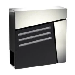 Briefkasten SCHWARZ Wandbriefkasten Postkasten Potsdam