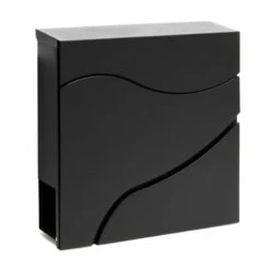 Briefkasten SCHWARZ Wandbriefkasten Postkasten Rastatt