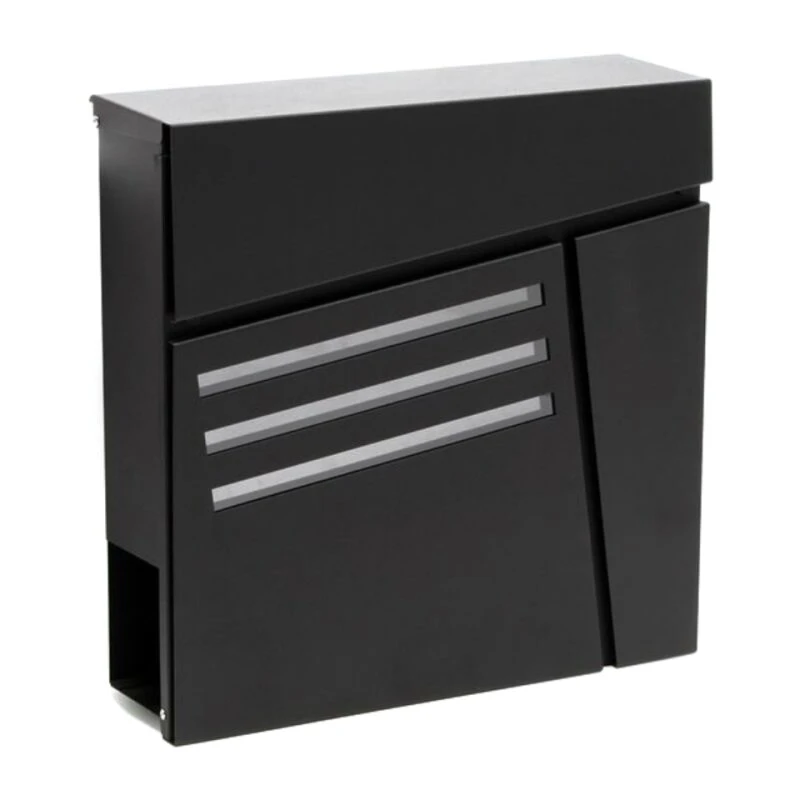 Briefkasten SCHWARZ Wandbriefkasten Postkasten Wetzlar 3 Briefkasten SCHWARZ Wandbriefkasten Postkasten Wetzlar