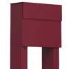 Briefkasten Standbriefkasten Cube Rot RAL 3004 1 Briefkasten Standbriefkasten Cube Rot RAL 3004 -Hochwertiger Türklingelladen briefkasten standbriefkasten cube rot ral 3004