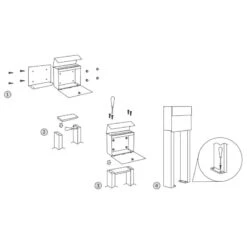 Briefkasten Standbriefkasten Cube Rot RAL 3004 10 Briefkasten Standbriefkasten Cube Rot RAL 3004 -Hochwertiger Türklingelladen briefkasten standbriefkasten cube rot ral 30044