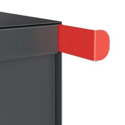 Briefkasten Standbriefkasten Square Anthrazit RAL 7016 -Hochwertiger Türklingelladen briefkasten standbriefkasten square anthrazit ral 70165