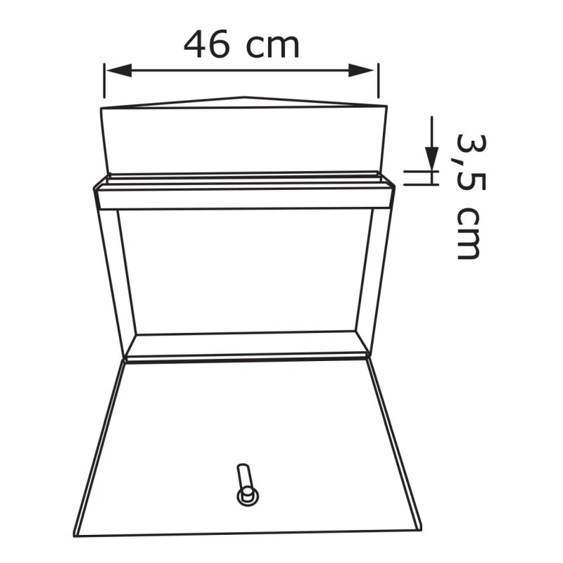 Briefkasten Wandbriefkasten Blitz Edelstahl 8 Briefkasten Wandbriefkasten Blitz Edelstahl – Bild 6