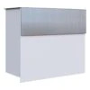 Briefkasten Wandbriefkasten Cube Weiß RAL 9016 Mit Edelstahlklappe 2 Briefkasten Wandbriefkasten Cube Weiß RAL 9016 Mit Edelstahlklappe -Hochwertiger Türklingelladen briefkasten wandbriefkasten cube weiss ral 9016 mit edelstahlklappe