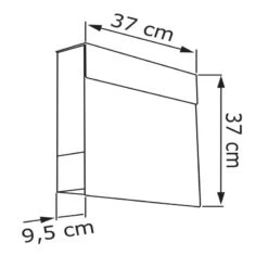 Briefkasten Wandbriefkasten Elegance Pro White Weiß RAL 9016 Mit Weißer Acrylplatte 10 Briefkasten Wandbriefkasten Elegance Pro White Weiß RAL 9016 Mit Weißer Acrylplatte -Hochwertiger Türklingelladen briefkasten wandbriefkasten elegance pro white weiss ral 9016 mit weisser acrylplatte4