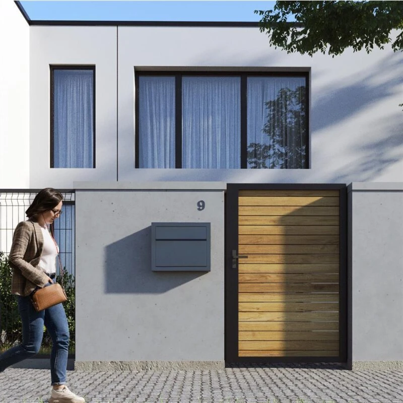 Briefkasten Wandbriefkasten Jazz Edelstahl 10 Briefkasten Wandbriefkasten Jazz Edelstahl – Bild 8