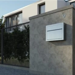 Briefkasten Wandbriefkasten Jazz Grau Metallic RAL 9007 17 Briefkasten Wandbriefkasten Jazz Grau Metallic RAL 9007 -Hochwertiger Türklingelladen briefkasten wandbriefkasten jazz grau metallic ral 90077
