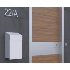 Briefkasten Wandbriefkasten Sun Edelstahl -Hochwertiger Türklingelladen briefkasten wandbriefkasten sun edelstahl2