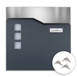 Briefkasten Wandbriefkasten Zeitungsfach Mit Austauschbarem Namensschild