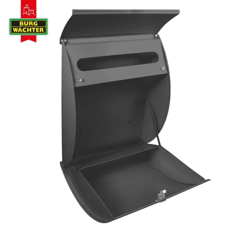 Burg-Wächter Briefkasten Postkasten Wandbriefkasten Anthrazit Trockenes Holz 8 Burg-Wächter Briefkasten Postkasten Wandbriefkasten Anthrazit Trockenes Holz – Bild 6