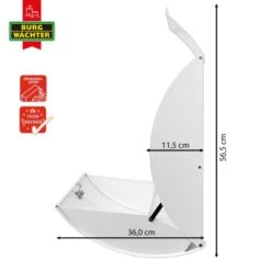 Burg-Wächter Briefkasten Postkasten Wandbriefkasten Weiß Trockenes Holz -Hochwertiger Türklingelladen burg waechter briefkasten postkasten wandbriefkasten weiss trockenes holz5