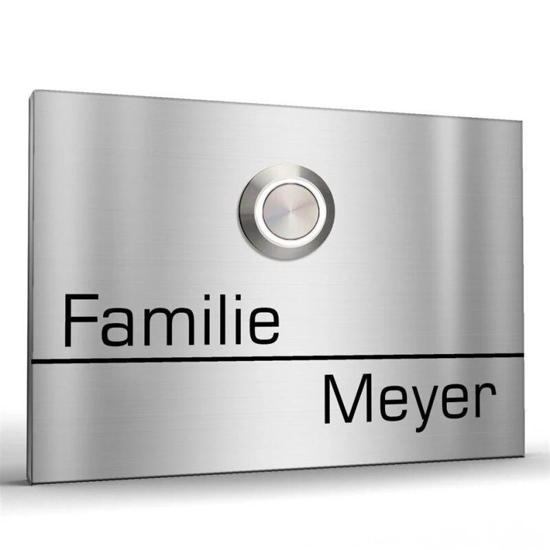 Design Klingelplatte 100x70mm Design Türklingel 3 Design Klingelplatte 100x70mm Design Türklingel