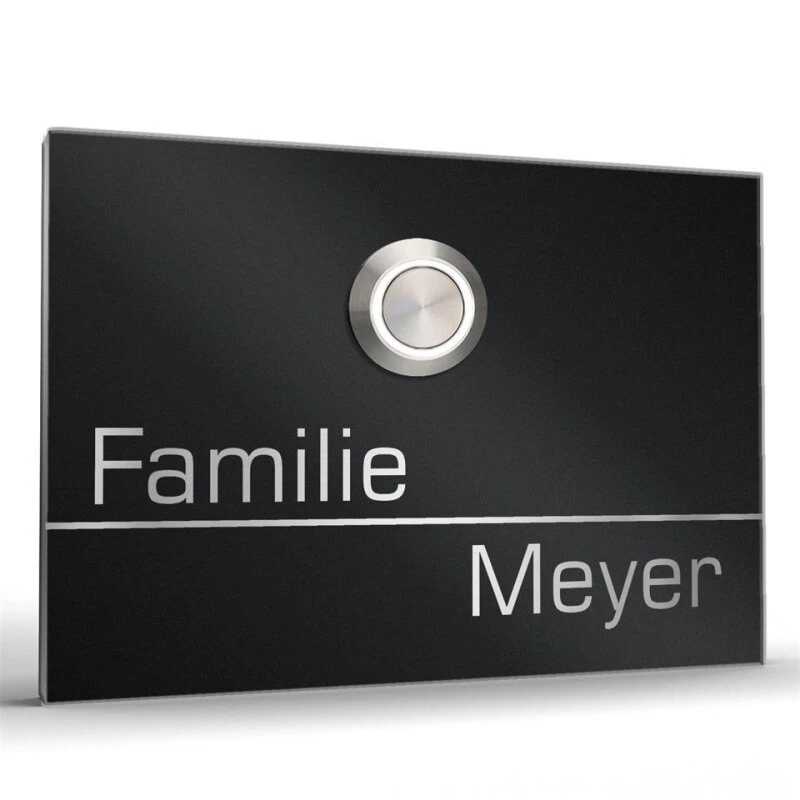 Design Klingelplatte 100x70mm Design Türklingel 5 Design Klingelplatte 100x70mm Design Türklingel – Bild 3