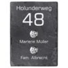 Design Türklingel Schiefer 150x200mm Mit Strassennamen 2 Design Türklingel Schiefer 150x200mm Mit Strassennamen -Hochwertiger Türklingelladen design tuerklingel schiefer 150x200mm pusteblume mit strassenname
