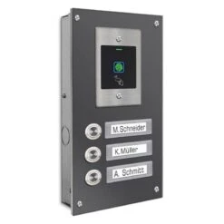 Dreifamilien Türklingel 145x260mm Mit FINGERPRINT Beschriftungsfeld 16 Dreifamilien Türklingel 145x260mm Mit FINGERPRINT Beschriftungsfeld -Hochwertiger Türklingelladen dreifamilien tuerklingel 145x260mm mit fingerprint beschriftungsfeld5