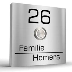 Edelstahl Aufputz Türklingel Aufputzklingel In Verschiedenen Größen Futura3