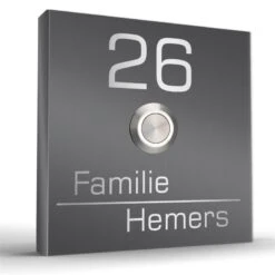 Edelstahl Aufputz Türklingel Aufputzklingel In Verschiedenen Größen Futura3 -Hochwertiger Türklingelladen edelstahl aufputz tuerklingel aufputzklingel 100x100mm mit led taster futura34