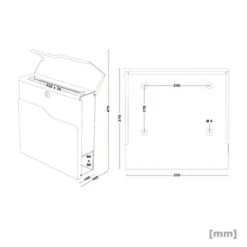 Edelstahl Briefkasten Standbriefkasten Mailbox Mit Zeitungsfach & Beschriftung Triton 13 Edelstahl Briefkasten Standbriefkasten Mailbox Mit Zeitungsfach & Beschriftung Triton -Hochwertiger Türklingelladen edelstahl briefkasten standbriefkasten mailbox mit zeitungsfach beschriftung triton6
