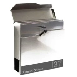 Hochwertiger Türklingelladen -Hochwertiger Türklingelladen edelstahl briefkasten wandbriefkasten mailbox mit zeitungsfach beschriftung torben2