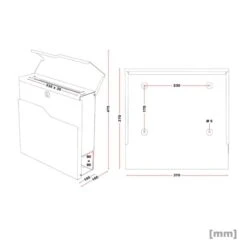 Edelstahl Briefkasten Wandbriefkasten Mailbox Mit Zeitungsfach & Beschriftung Torben -Hochwertiger Türklingelladen edelstahl briefkasten wandbriefkasten mailbox mit zeitungsfach beschriftung torben5