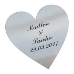 Edelstahl Herz 85x85mm -Hochwertiger Türklingelladen edelstahl herz 85x85mm3