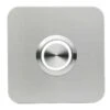 Edelstahl Türklingel 80x80mm Mit 35mm LED Taster 2 Edelstahl Türklingel 80x80mm Mit 35mm LED Taster -Hochwertiger Türklingelladen edelstahl tuerklingel 80x80mm mit 35mm led taster