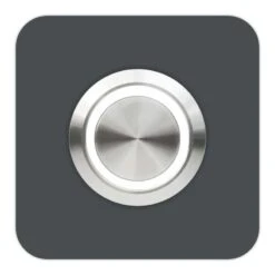 Ausgewählte Produkte 21 Edelstahl Türklingel Anthrazit 60x60mm Mit 35mm LED Taster