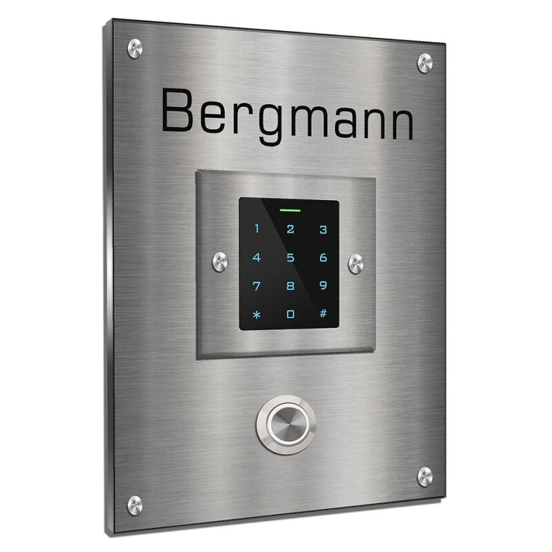 Edelstahl Türklingel Mit Codeschloß Und Transponder 120x160mm 4 Edelstahl Türklingel Mit Codeschloß Und Transponder 120x160mm – Bild 2