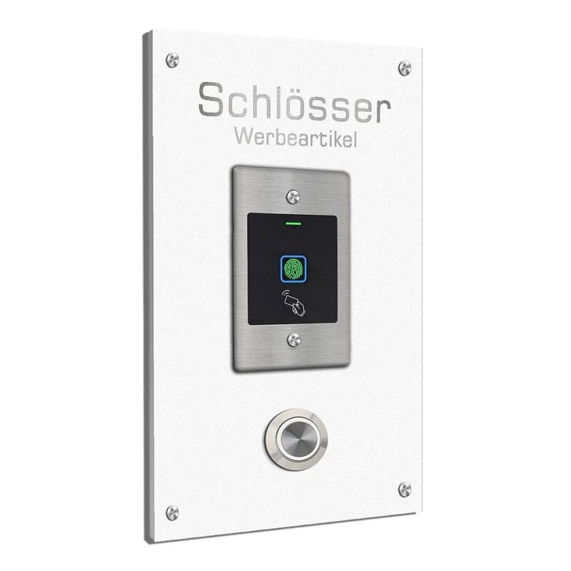 Edelstahl Türklingel Mit Fingerprint Und Transponder 120x200mm 7 Edelstahl Türklingel Mit Fingerprint Und Transponder 120x200mm – Bild 5