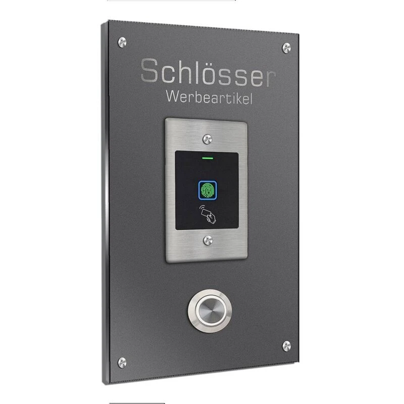 Edelstahl Türklingel Mit Fingerprint Und Transponder 120x200mm 9 Edelstahl Türklingel Mit Fingerprint Und Transponder 120x200mm – Bild 7