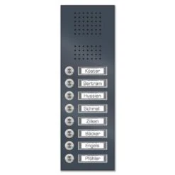 Edelstahl Unterputz Achtfamilien Türklingel 145x392mm 11 Edelstahl Unterputz Achtfamilien Türklingel 145x392mm -Hochwertiger Türklingelladen edelstahl unterputz achtfamilien tuerklingel 145x392mm3