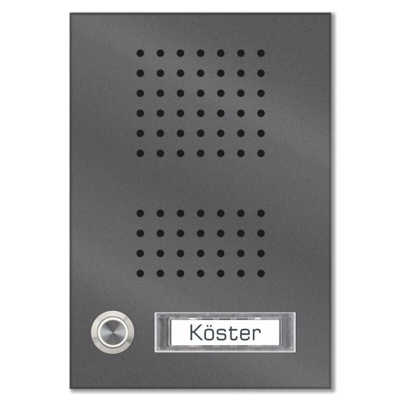 Edelstahl Unterputz Einfamilien Türklingel 145x185mm 8 Edelstahl Unterputz Einfamilien Türklingel 145x185mm – Bild 6