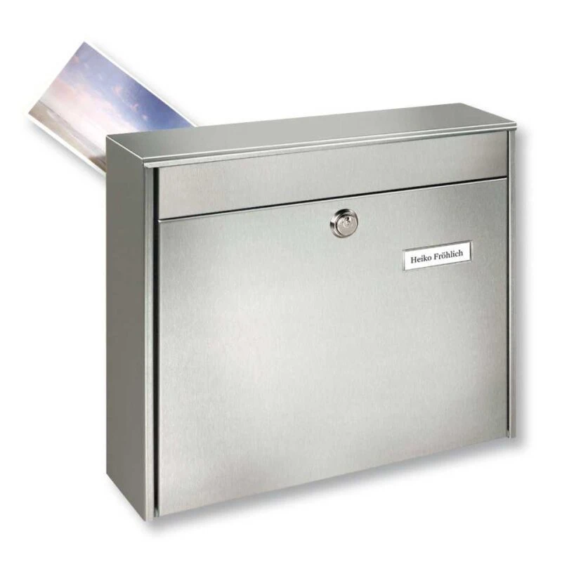 Edelstahl Zaunbriefkasten Briefkasten Zaunmailbox Borkum 3 Edelstahl Zaunbriefkasten Briefkasten Zaunmailbox Borkum