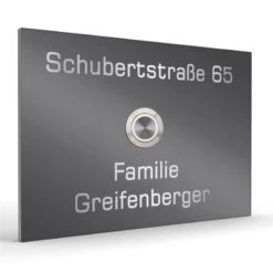 Edelstahlklingel 160x110mm Klingelplatte 11 Edelstahlklingel 160x110mm Klingelplatte -Hochwertiger Türklingelladen edelstahlklingel 160x110mm klingelplatte5