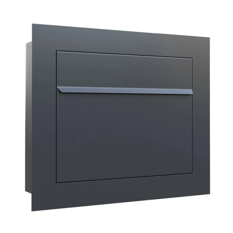 Einbaubriefkasten Boran RAL 7016 Anthrazit Grau 3 Einbaubriefkasten Boran RAL 7016 Anthrazit Grau