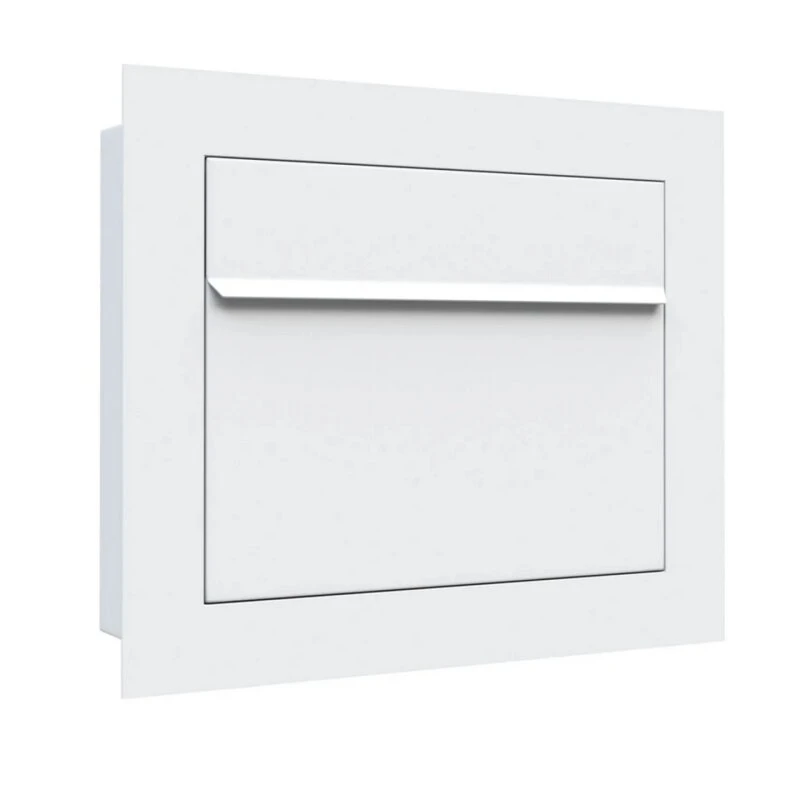 Einbaubriefkasten Boran Verkehrsweiß RAL 9016 3 Einbaubriefkasten Boran Verkehrsweiß RAL 9016