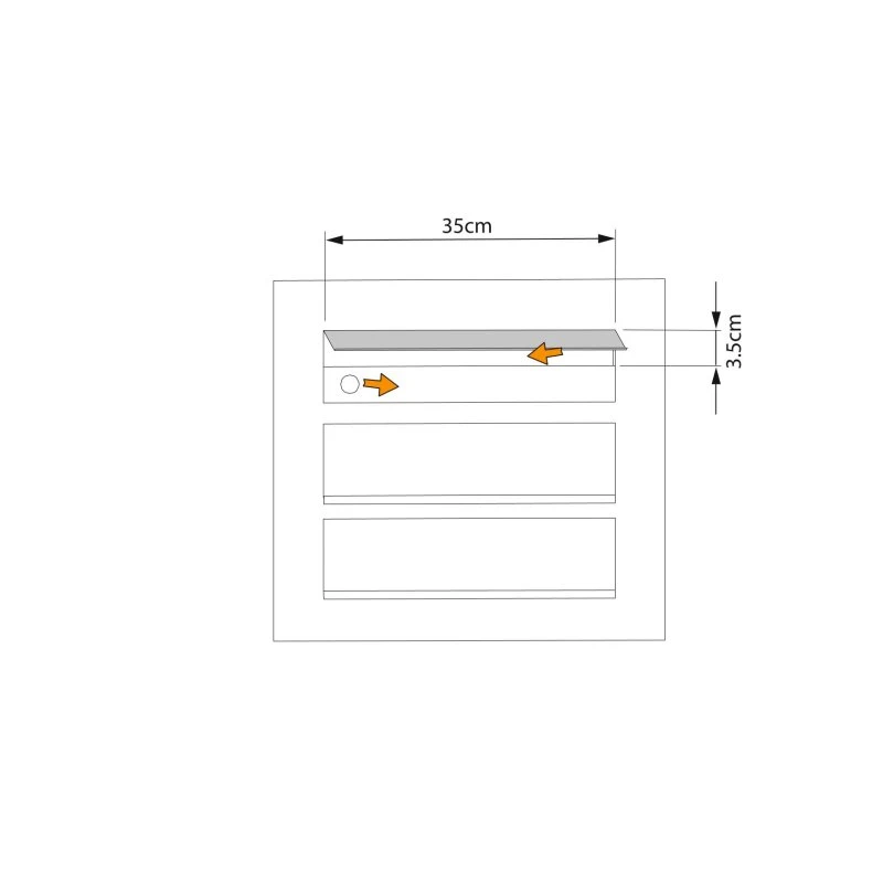 Einbaubriefkasten Cosmo Edelstahl 3 Parteien 5 Einbaubriefkasten Cosmo Edelstahl 3 Parteien – Bild 3