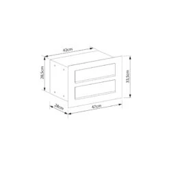 Einbaubriefkasten Cosmo Schwarz RAL 9005 2 Parteien -Hochwertiger Türklingelladen einbaubriefkasten cosmo schwarz ral 9005 2 parteien4