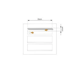 Einbaubriefkasten Cosmo Schwarz RAL 9005 3 Parteien -Hochwertiger Türklingelladen einbaubriefkasten cosmo schwarz ral 9005 3 parteien3