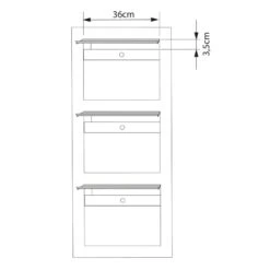 Einbaubriefkasten Hochkant Aus Edelstahl RAL 9007 Grau Metallic 3 Parteien 10 Einbaubriefkasten Hochkant Aus Edelstahl RAL 9007 Grau Metallic 3 Parteien -Hochwertiger Türklingelladen einbaubriefkasten hochkant aus edelstahl ral 9007 grau metallic 3 parteien4