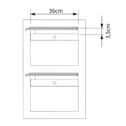 Einbaubriefkasten Hochkant RAL 9007 Grau Metallic 2 Parteien -Hochwertiger Türklingelladen einbaubriefkasten hochkant ral 9007 grau metallic 2 parteien4
