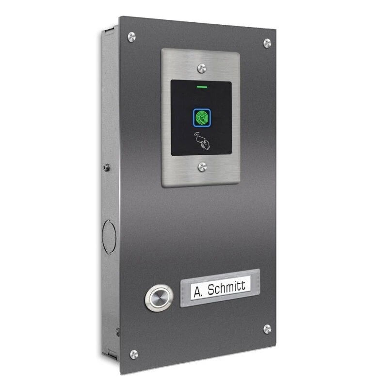 Einfamilien Türklingel 145x260mm Mit FINGERPRINT Beschriftungsfeld 7 Einfamilien Türklingel 145x260mm Mit FINGERPRINT Beschriftungsfeld – Bild 5