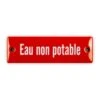 Emailschild 12,5 X 4 Cm, Eau Non Potable 2 Emailschild 12,5 X 4 Cm, Eau Non Potable -Hochwertiger Türklingelladen emailschild 125 x 4 cm eau non potable