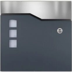 Funk Briefkasten ANTHRAZIT Grau RAL 7016 Mailbox Briefbox 14 Funk Briefkasten ANTHRAZIT Grau RAL 7016 Mailbox Briefbox -Hochwertiger Türklingelladen funk briefkasten anthrazit grau ral 7016 mailbox briefbox3