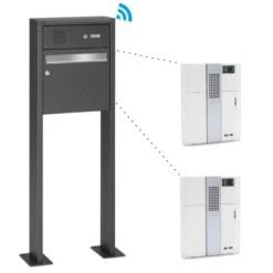 FUNK Standbriefkasten Pulverbeschichtet DB 703 Inklusive Funktionsteilvorbereitung