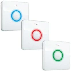 Funk-Türglocken-Set Funkklingel Für 2-Familien-Haus -Hochwertiger Türklingelladen funk tuerglocken set funkklingel fuer 2 familien haus2