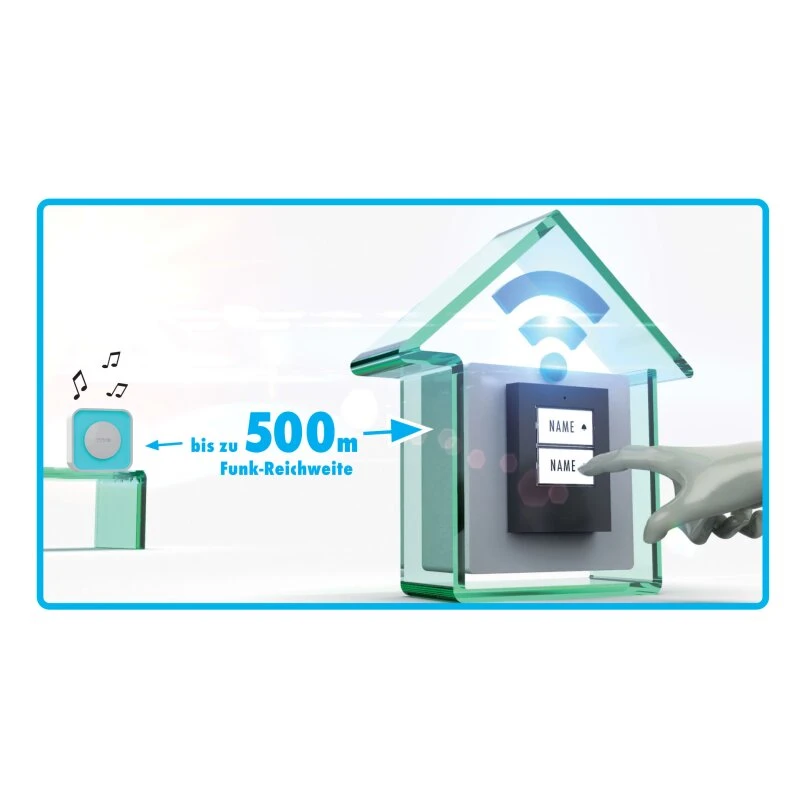 Funk Türklingel 150m Reichweite Mit 16 Klingeltönen Betrieb Steckdose 7 Funk Türklingel 150m Reichweite Mit 16 Klingeltönen Betrieb Steckdose – Bild 5